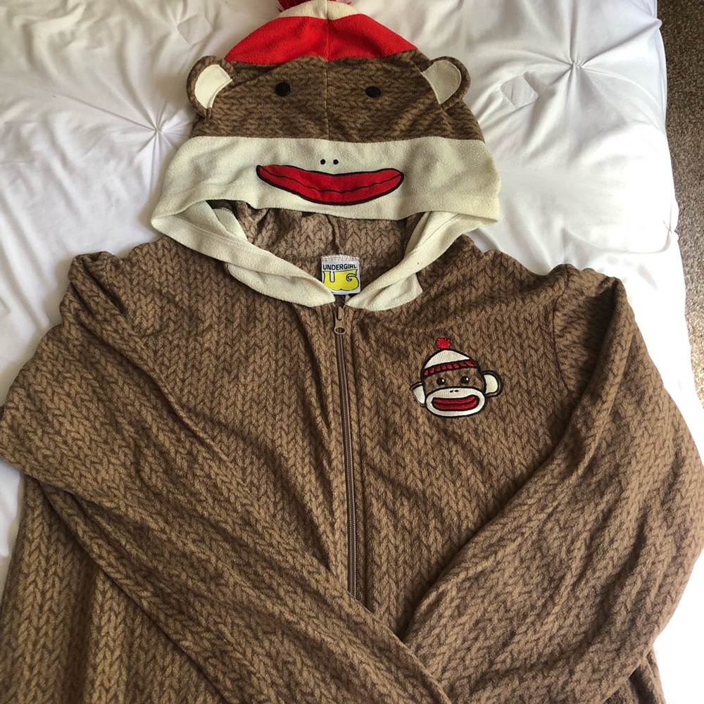 Sock Monkey onesie Pajamas